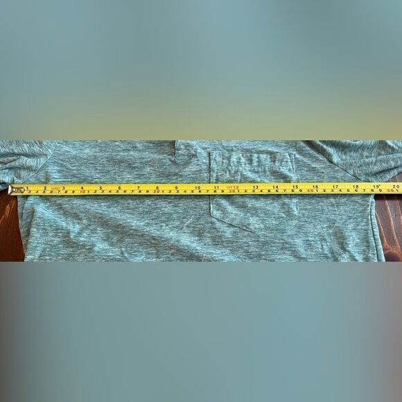 Tallwoods Premium Lifestyle Apparel Shirt Henley Sz Small Green Pocket 3 Buttons - Picture 5 of 9